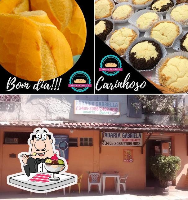 Padaria Gabriella serve uma seleção de pratos doces