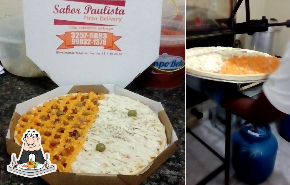 Еда в "Pizzaria Sabor Paulista"