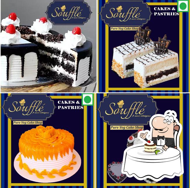 Souffle Cake Shop Samrat Chowk provides a variety of sweet dishes