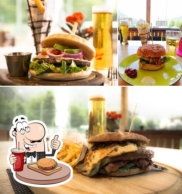 Order a burger at H2o Adventure/ BAR / Restaurant