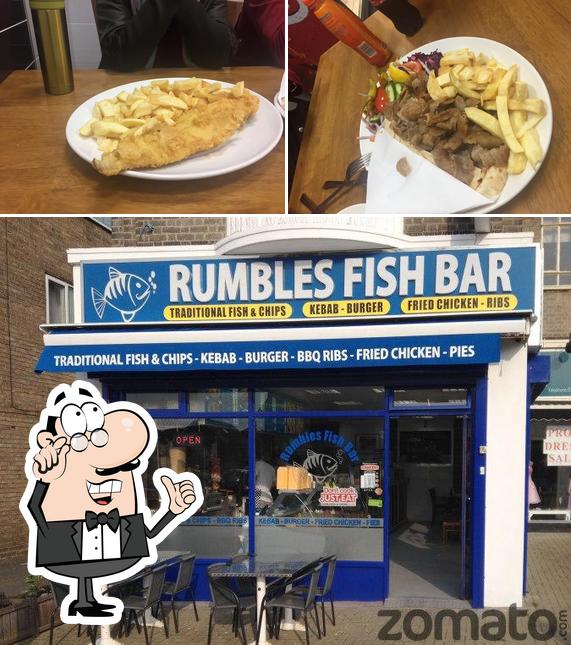 Rumbles Fish Bar, 67 Station Ln in Hornchurch Restaurant menu and reviews