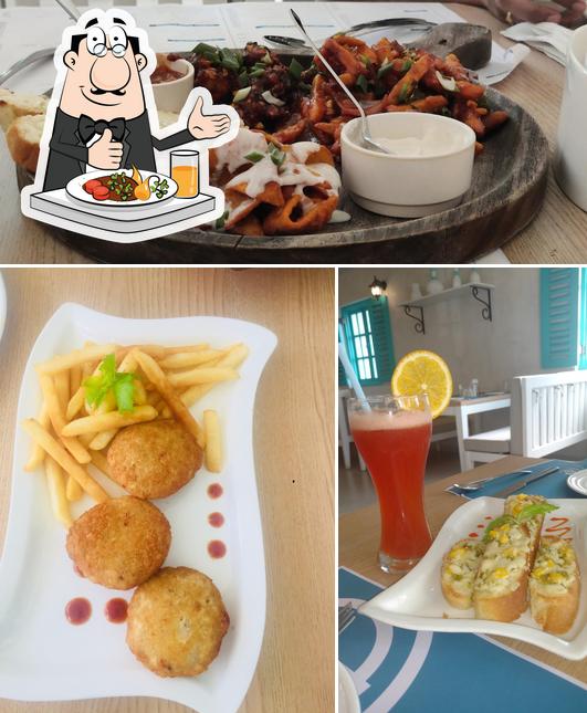 Food at Santorini Cafe and Kitchen