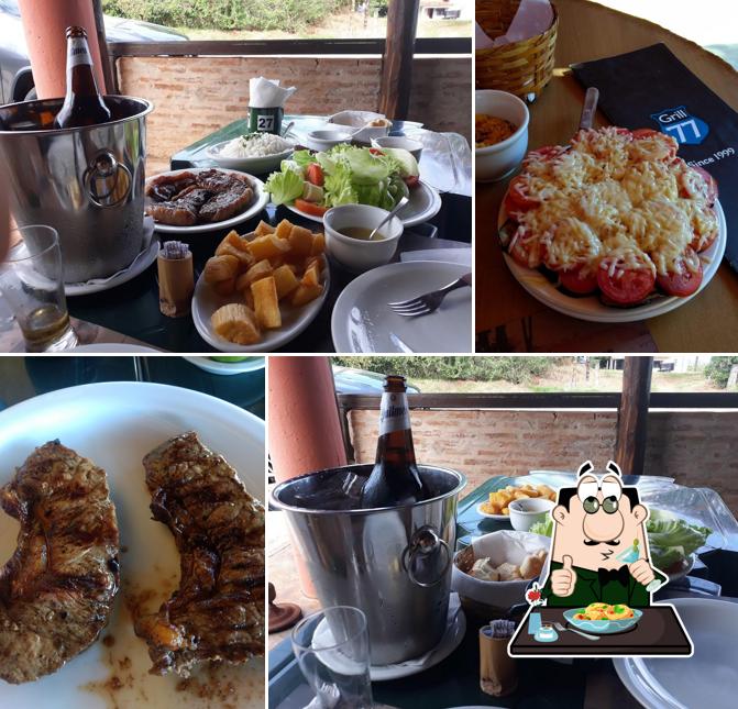 Macaroni and cheese em Restaurante Grill77