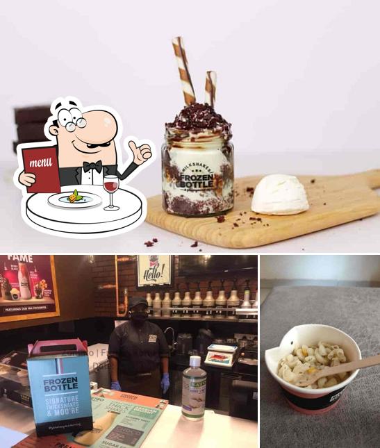 This is the picture depicting food and beverage at Frozen Bottle - Milkshakes, Desserts And Ice Cream