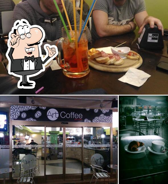 Gli interni di Art Coffee