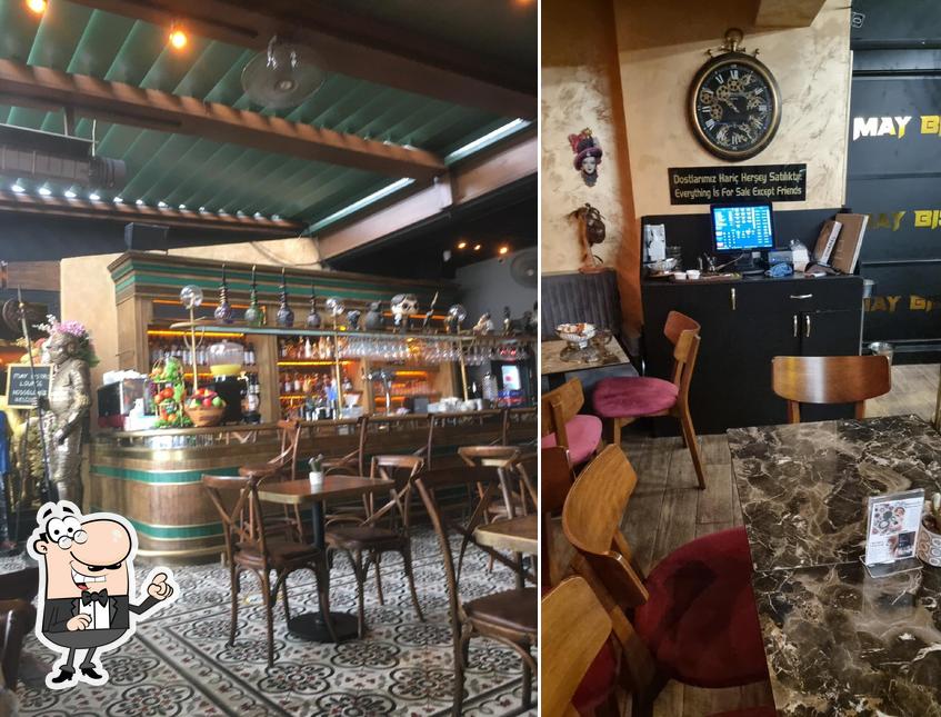 Check out how May Bistro Ortaköy looks inside