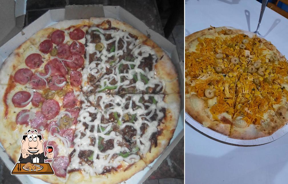 Consiga pizza no Restaurante e Pizzaria Sabor do Frango