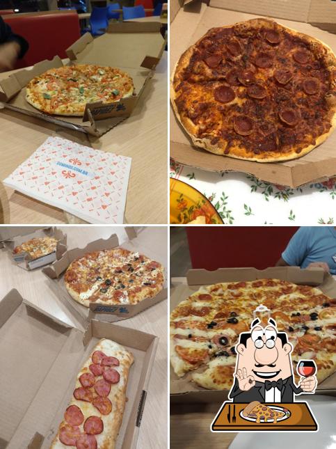 No Domino's Pizza - Osasco, você pode provar pizza