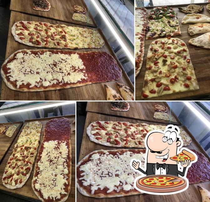 Bestellt diverse Variationen von Pizza