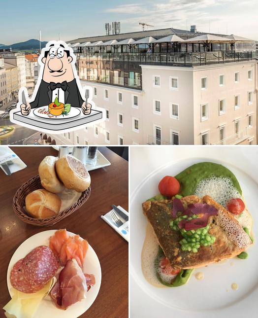 L’image de la nourriture et extérieur concernant IMLAUER HOTEL PITTER Salzburg