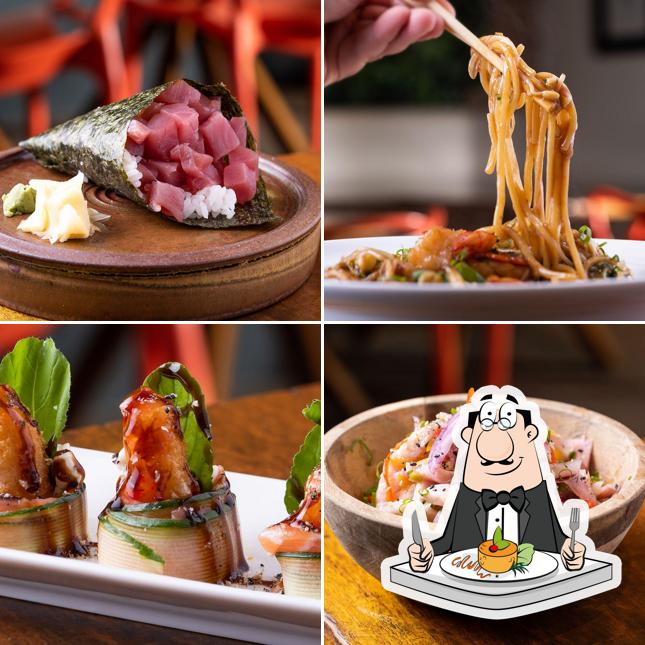 Platos en Daásu Sushi Bar