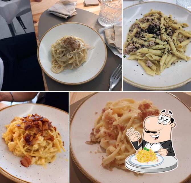 Spaghetti alla carbonara al Gustoteca