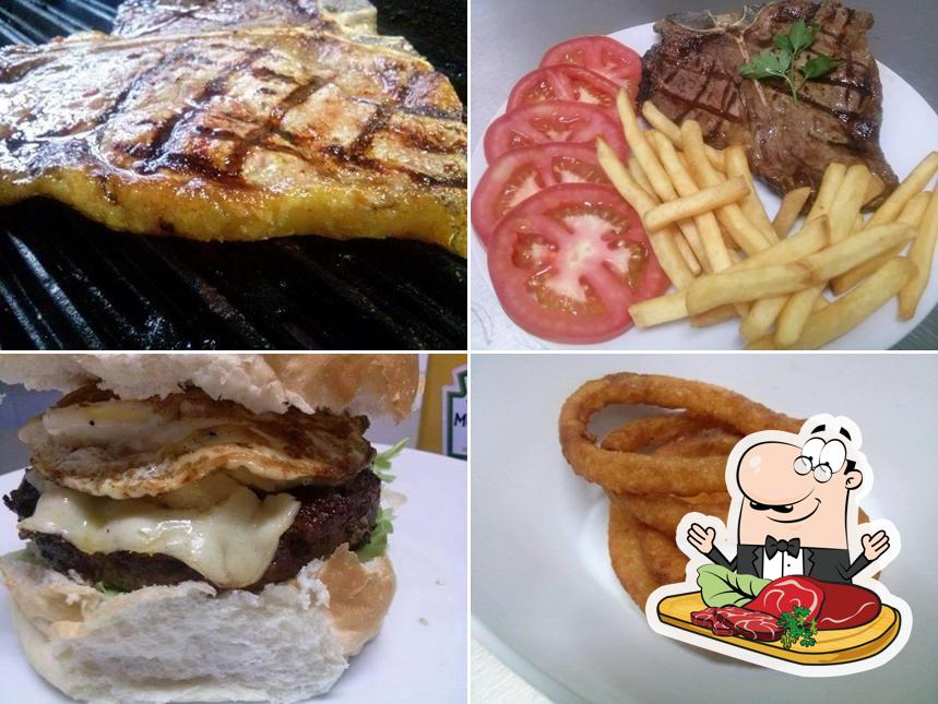 Peça pratos de carne no Hamburgueria Figueiredo