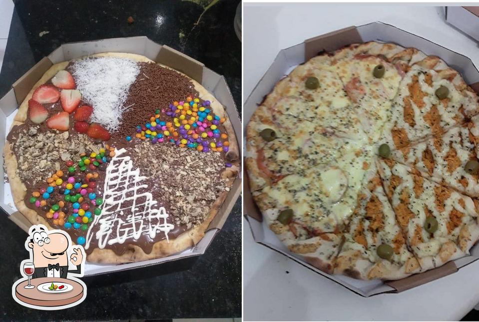 Comida em Pizzaria Gideões e Plenitude