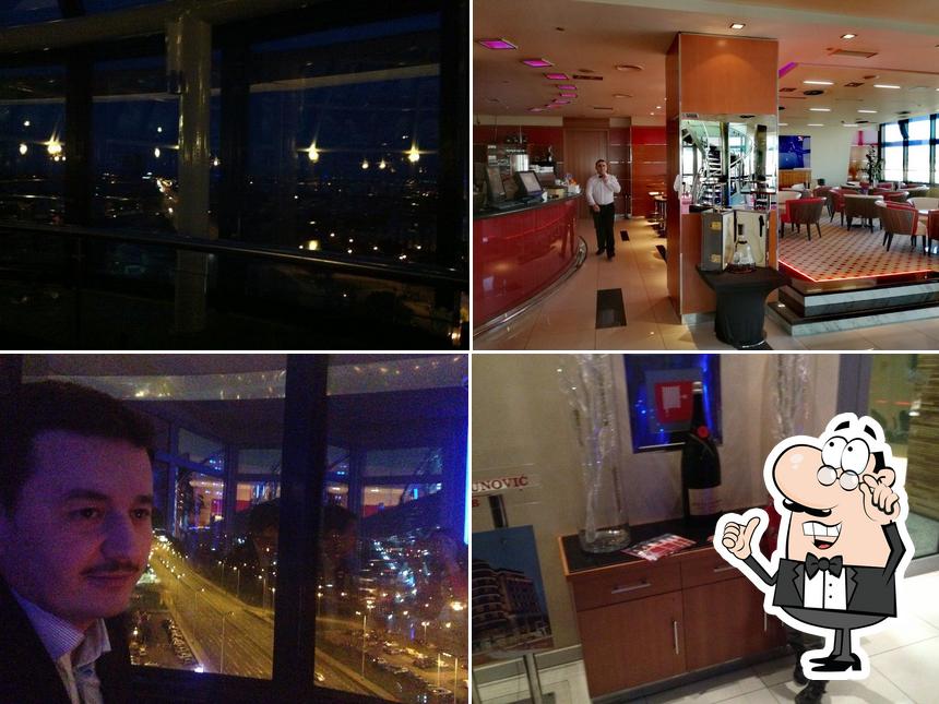 Gli interni di Vertigo Bar