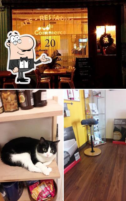 Gli interni di Café Restaurant du Commerce