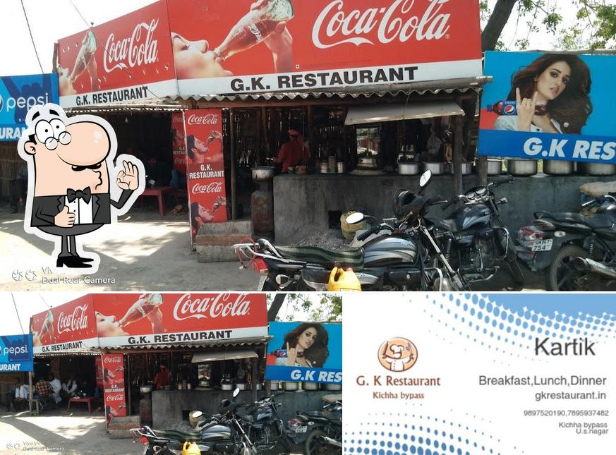 Look at this photo of G.K Restaurant