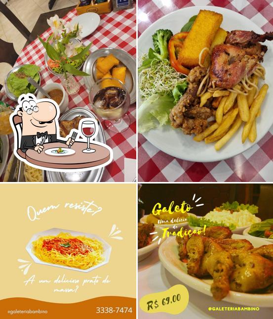 Platos en Galeteria Bambino