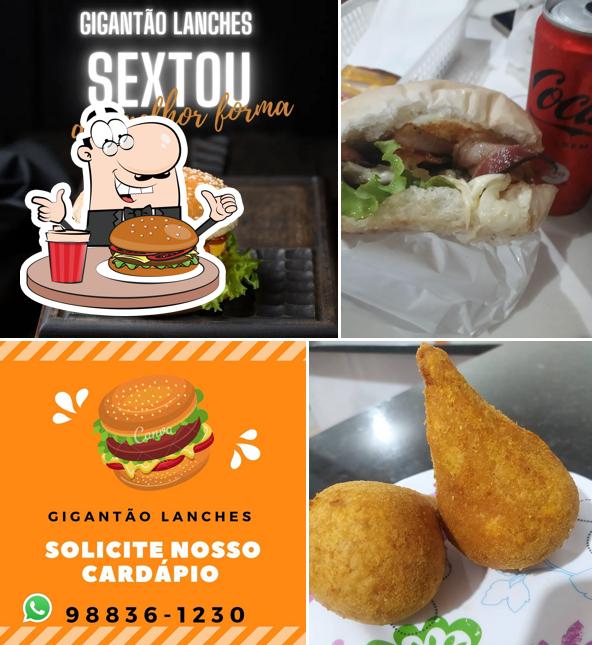 Hambúrguer em Gigantão Lanches