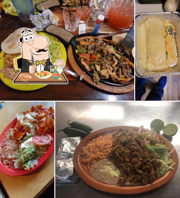 Food at El Nuevo Vallarta Mexican Rest