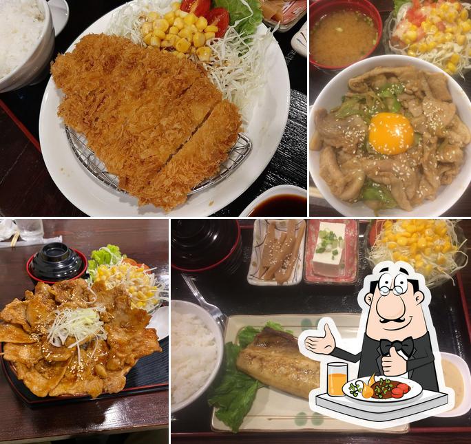 Еда в "Hokkaido Ramen Guntetsu"