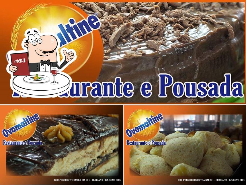 Comida em Pousada e Restaurante Ovomaltine