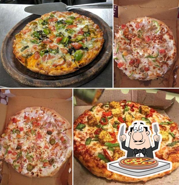 Try out pizza at Pizza Buzzer