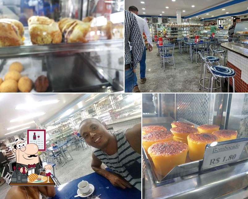 Escolha refeições de carne no Padaria De Ville