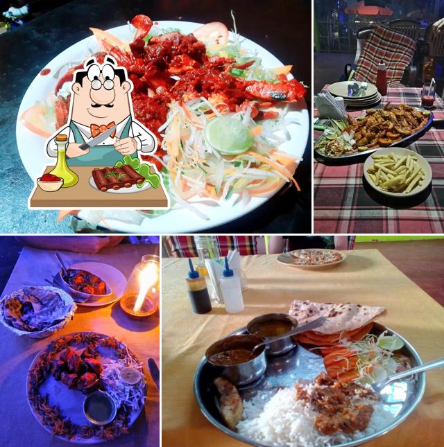 Green Apple Bar & Restaurant serves meat dishes