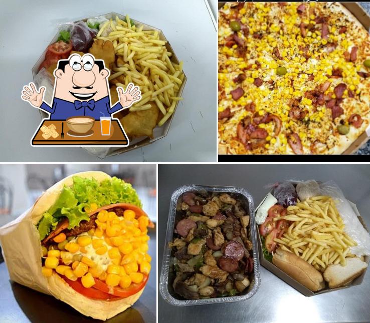 Comida em Duda's Pizzaria