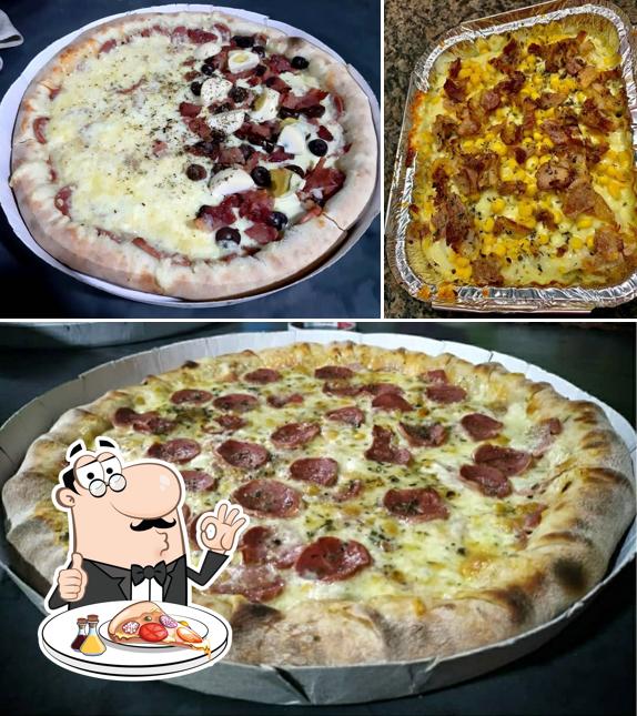 Peça diferentes tipos de pizza