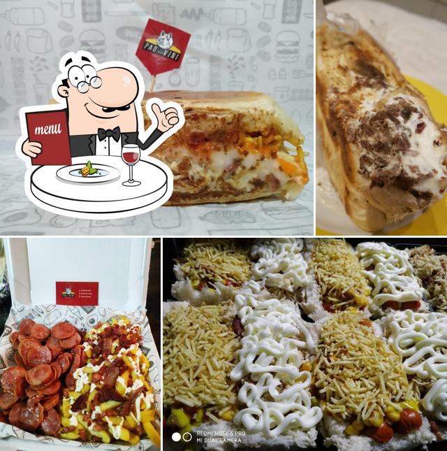 Platos en PAO COM VINI HOT DOG E HAMBURGUERIA EM Colombo- Pr - Hot Dog - burg de costela - porções - chopp