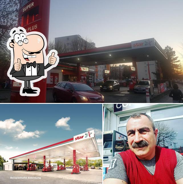 Here's a photo of star Tankstelle