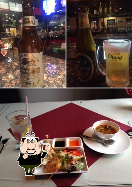 Enjoy a drink at Njoy Thai Restaurant