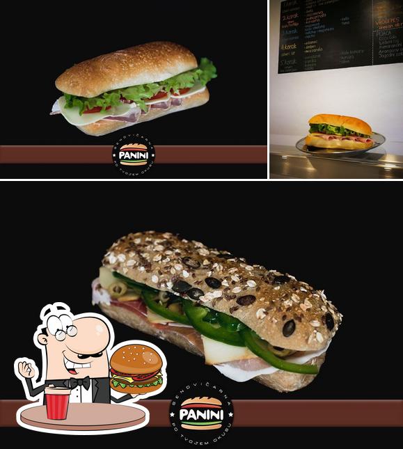 Ordina un hamburger a Sendvičarna Panini Ptuj