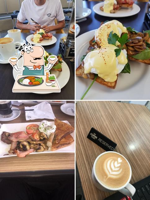 Eggs benedict at The Coffee Club Café - Nundah