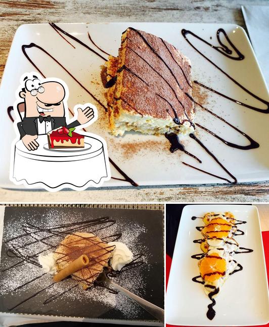 Pizzeria La Famiglia offre une sélection de desserts