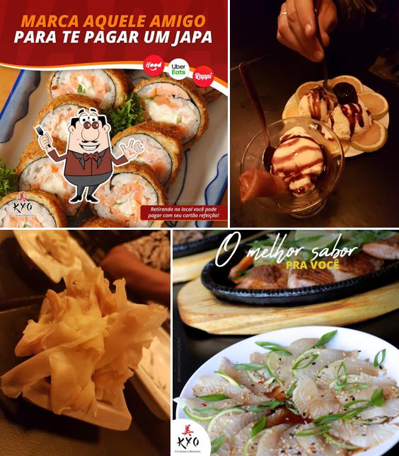 Comida em Kyo Culinária Oriental