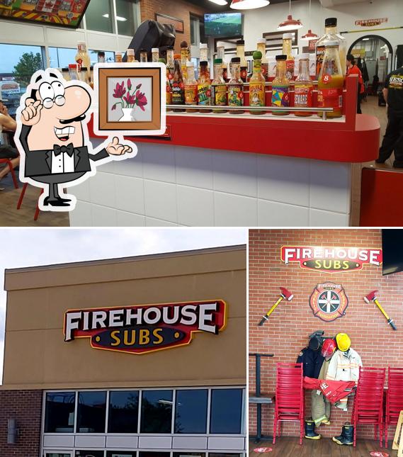 L'intérieur de Firehouse Subs Hespeler Road