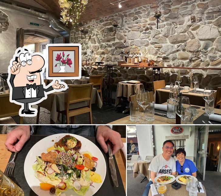 Questa è la foto che presenta la interni e cibo di Füürgässli