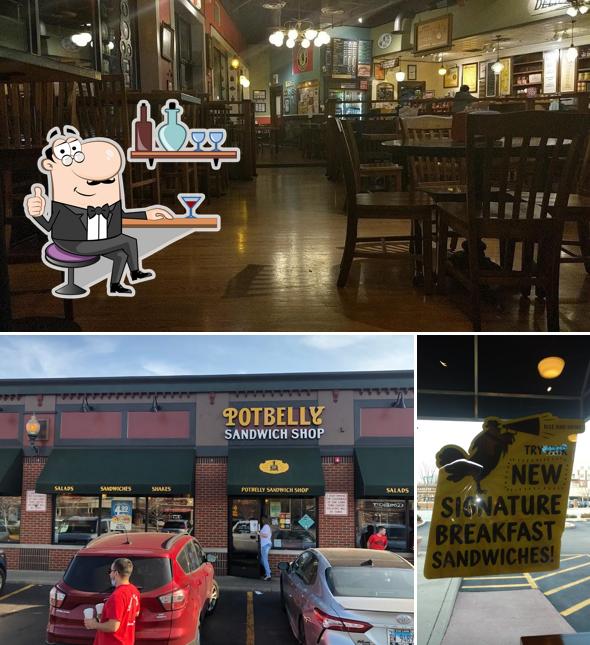 The interior of Potbelly