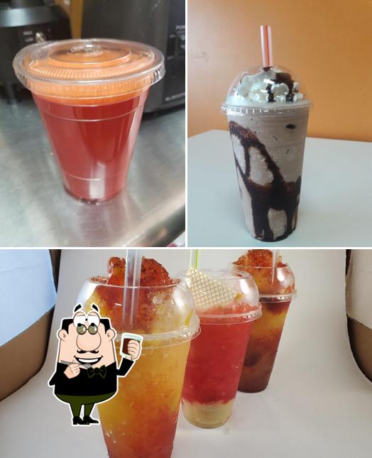 Aide's café and juices offers a variety of beverages