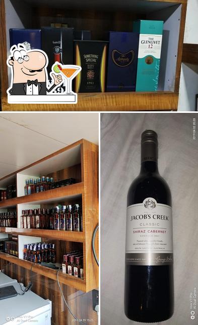Try a drink from the menu