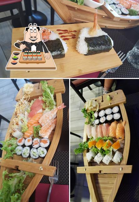 Ordina le diverse opzioni di sushi