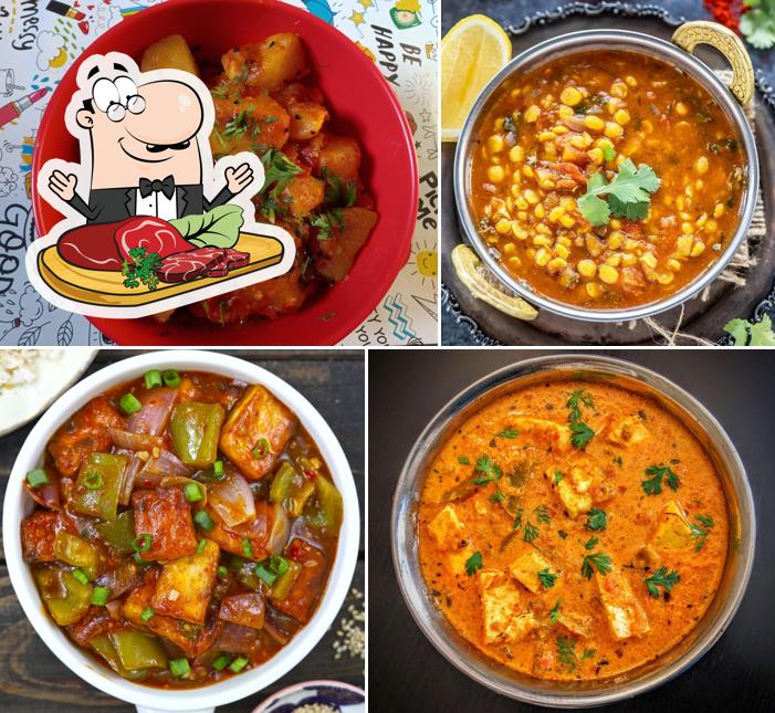 Get meat meals at Spicy Tadka