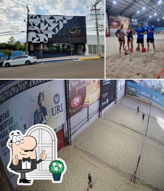 Veja imagens do exterior do Arena Set Point