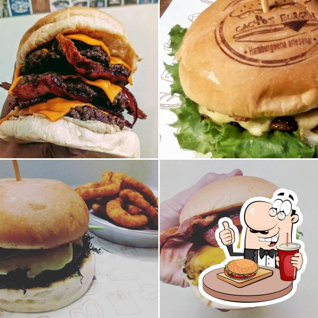 Cacto's Burger - Hamburgueria Artesanal oferece uma seleção de opções para os amantes dos hambúrgueres