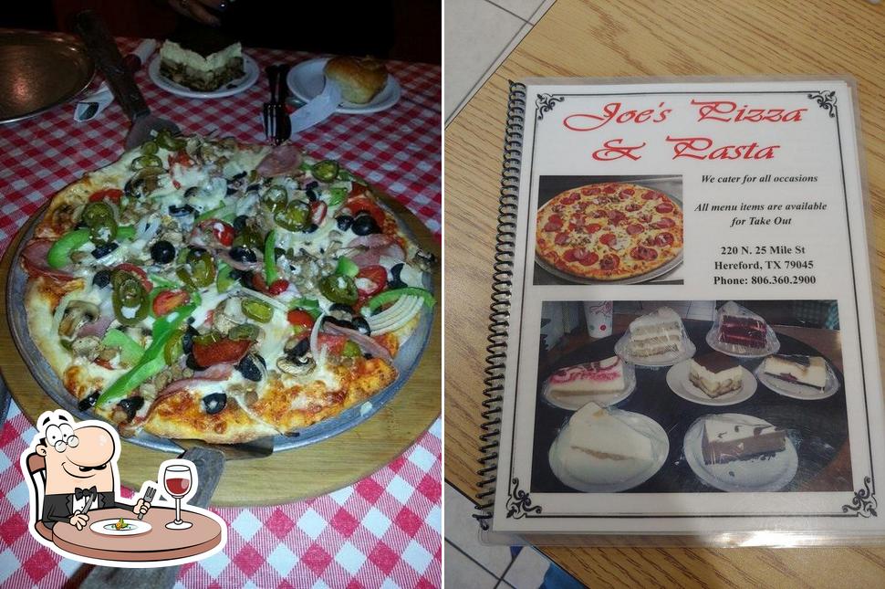 Joe's Pizza & Pasta in Hereford Restaurant menu and reviews