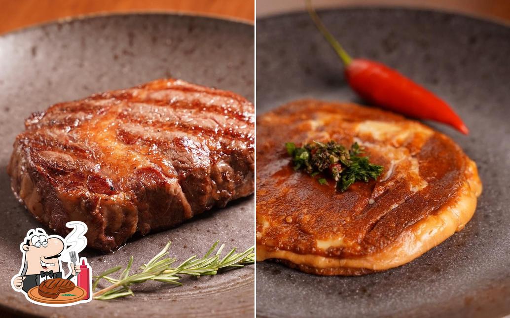 Refeições de carne são servidos no GARRAFEIRA & GRELHADOS