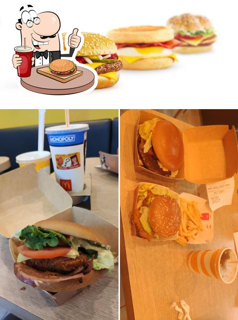 Order a burger at McDonald's Fairfield